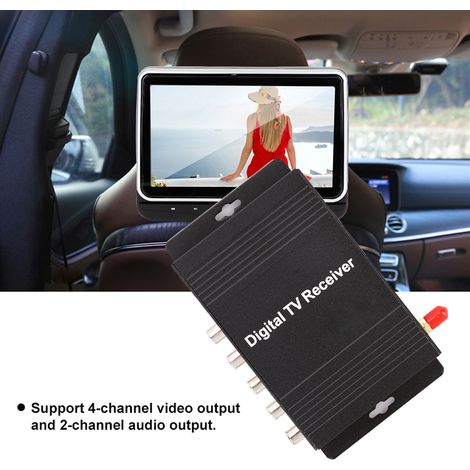 Boîtier récepteur TV numérique ATSC avec antenne, accessoire auto (1/5)