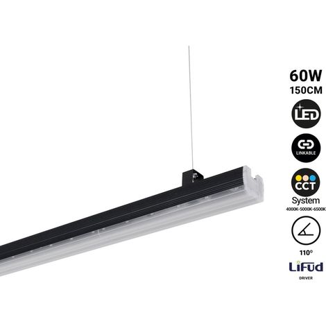 Barra Lineal LED De Alta Potencia - 60W - 150cm - Enlazable