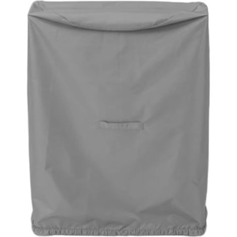 1 - Housse De Protection - Bâche Imperméable - Pour Fendeuse De Bois Et Broyeur - Résistant Aux Intempéries Et Poussière - Usage Extérieur - Gris - 85x85x110cm (1/5)