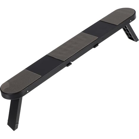 Support Pliable pour Ordinateur Portable, Plastique Noir, Bureau (1/5)