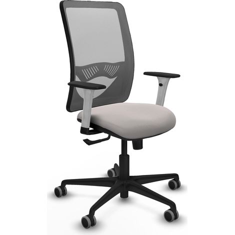 Sedia da ufficio piqueras y crespo Zulema grigio similpelle