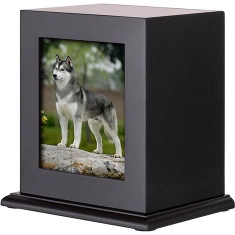 Urne funéraire pour animaux de compagnie en bois de rose – Dimensions 5,3'x4,1'x6,7' – Ouverture sécurisée par vis – Supporte jusqu'à 150 livres (1/5)