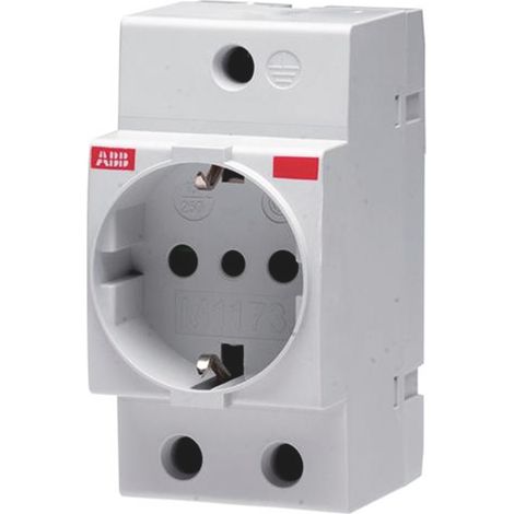 Prise électrique ABB, Montage rail DIN, Type L - Italien, , IP20, IP30 ( Prix pour 1 )