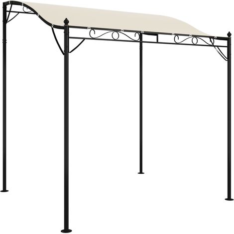 Auvent Marquise Abri - crème 2x2,3 m 180 g/m² tissu et acier fr3216 - Maison La Vie (1/5)