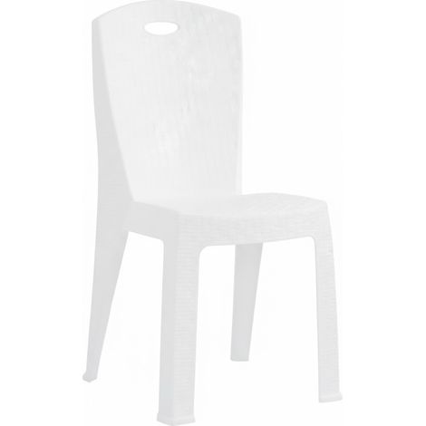 Sedia Impilabile Paris Cm 38 x 36 x 88H Col Bianca (1/2)