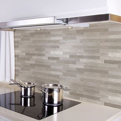 Paraschizzi Adesivo - Texture Betulla L 180 x H 60 cm (1/6)