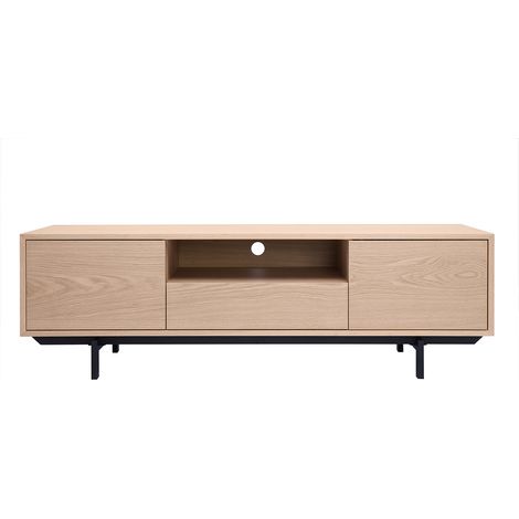 Mobile TV in finitura legno di quercia con nicchia aperta L160 cm MANNY