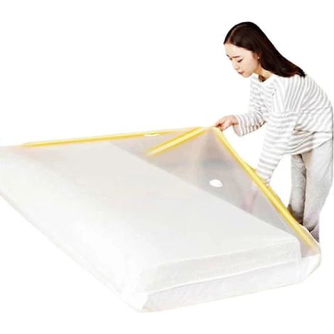 Filiyano – sac de rangement sous – Grand sac de rangement sous vide pour matelas et vêtements, 220 x 100 cm. Sac de matelas sous vide, idéal pour le (1/5)