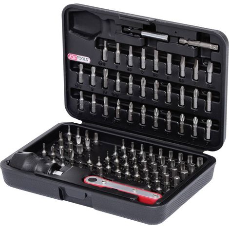 Kstools – Jeu d'embouts 9112080 – Acier spécial – Longueur 25mm – Empreinte C 6.3 – Pour visseuse – Usage professionnel