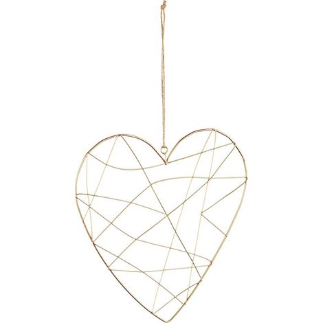 PENDAGLIO LINEE CUORE ORO