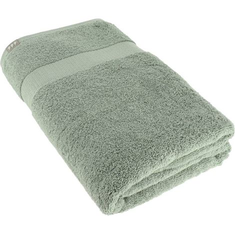 Toalla de baño 90x150 cm 100% algodón - verde eucalipto - Tendance (1/2)