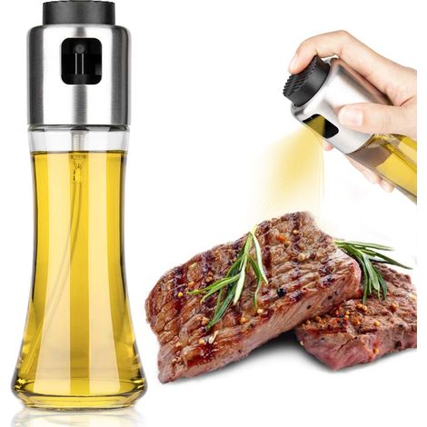 Spray Huile - Pulvérisateur En Verre Pour Huile Et Vinaigre - Pour Cuisine Barbecue Grillades Salades Pâtes - 1 Pièce (1/5)