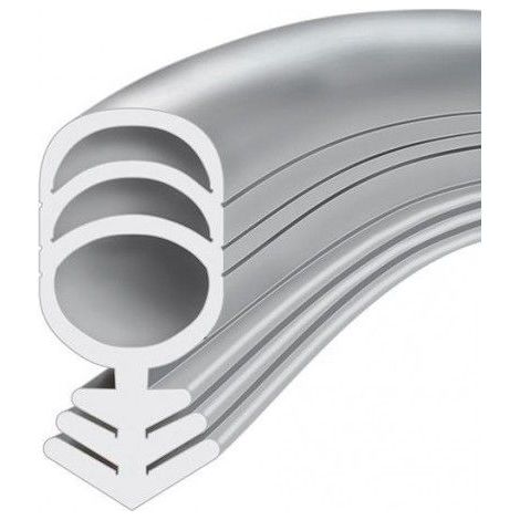 Rinnovabile e sigillante. Universal Plus L.25m B.8mm per inserimento TPE nero (1/4)