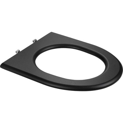 Sanela Inodoros de acero inoxidable - Asiento de inodoro, negro SLZN 31A (1/2)