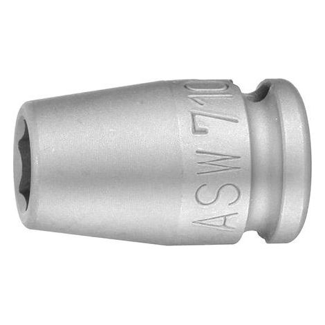 ASW Kr.-Steckschlüssel-Einsatz 3/8" Schlüsselweite 17mm Länge 30mm (1/4)