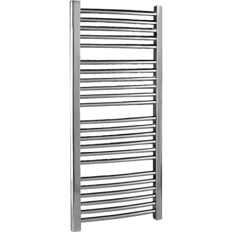 Nuie 500mm x 1100mm Chrome Curved Ladder Rail - HK386 (1/3)
