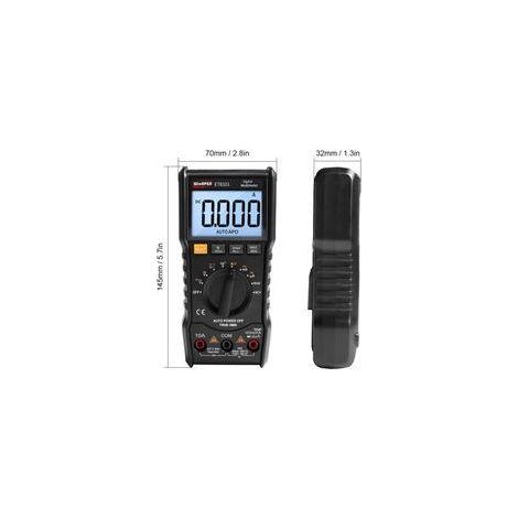 Multimètre numérique 6000 points Protection complète Mini DMM Multimètre portable