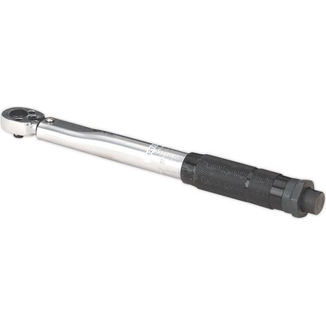 Sealey STW101 Premier Calibrated Micrometer Style Torque Wrench 1/4""Sq Drive 5-25Nm