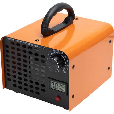 60, 000 mg/h Ozone Generator Ozone machine with temperature and humidity display and two modes: 120-minute timer or hold,  suitable for purifying the air in homes (1/5)