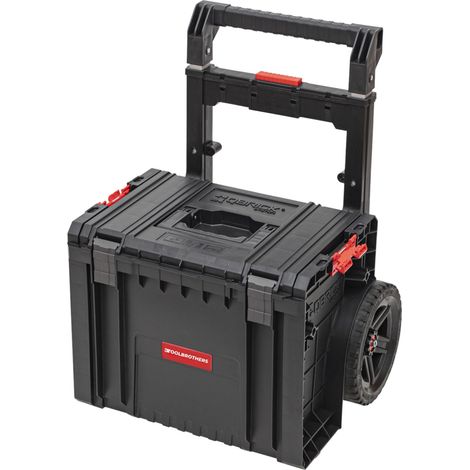 Toolbrothers RHINO L Cart Plus ECO - Valigia portautensili mobile 29 l IP54 con doppio manico telescopico