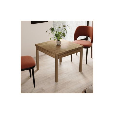 KIT TAVOLO LIBRO 90/180X90XH79 CM NOCE