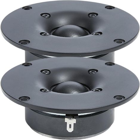Haut-parleurs HiFi, 10,2 cm, 8 Ohm, max60 W, 104 mm, HiFi, HiFi, tissu de soie, tweeter à dôme pour un son de qualité supérieure (1/4)