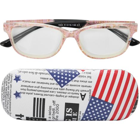 Lunettes de lecture anti-lumière bleue haute définition +400 pour hommes, femmes, personnes âgées. (1/5)