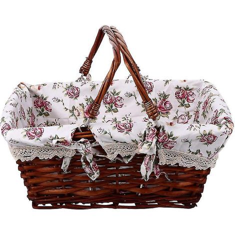 1 panier en rotin tressé (1/3)