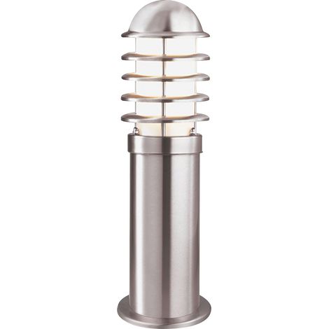 Searchlight Louvre - Paletto luminoso da esterno 1 luce acciaio inox IP44, attacco E27 (1/4)