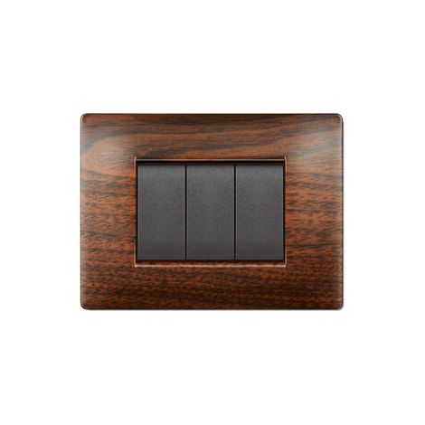 PLACCA LIFE Q LIVING PLAST LEGNO SCURO 4P- 1,0 pz