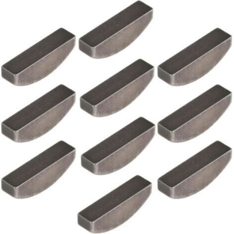 10 Clavettes de Volant Moteur pour Tondeuse à Gazon 14 340 01-S 1434001-S Compatible avec KOHLER XT675 XT775 4x5,5x17 Mm