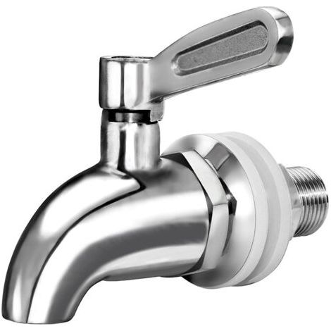 Distributeur de Boissons en Acier Inoxydable Robinet de Robinet de Remplacement pour Homebrew Barrel Fermenter Vin Bière Distributeur de jus de Boisson Spigot (1/5)