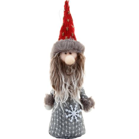 Rudolph - Pendentif Noël - Décoration Arbre de Noël - Gnome Nain Sans Visage - 1 Pièce (1/2)
