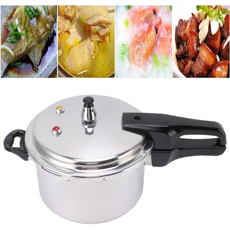 Autocuiseur domestique pour cuisinières à gaz, autocuiseur à gaz à fond simple en alliage d'aluminium de 20 cm (1/5)