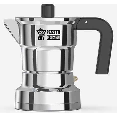 Caffettiera moka induzione 2 tazze in alluminio Solidespress