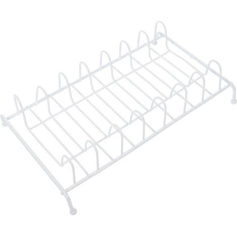 Abtropfgestell, Besteckhalter, Stäbchenhalter, Küchenabtropfgestell, Küchenaccessoires – 28 x 16,5 x 7 cm – Weiß (1/4)