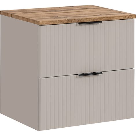 Mobile bagno senza lavabo Adriel beige 60cm