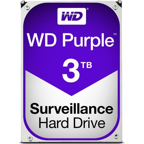 Disque dur 3,5" SATA3 WD WD30PURX Violet 3 To 24x7