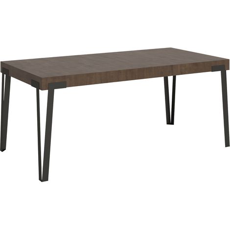 Tavolo allungabile 90x180/284 cm Rio Noce telaio Antracite (1/3)
