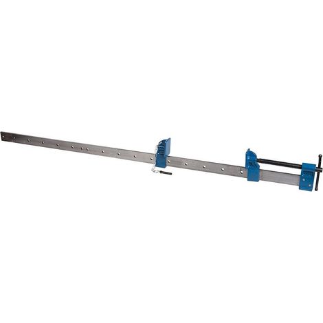 Silverline – Serre-joint dormant 900 mm – Acier étiré dentelé – Force de serrage élevée pour menuiserie – Réglage rapide à la taille de la pièce