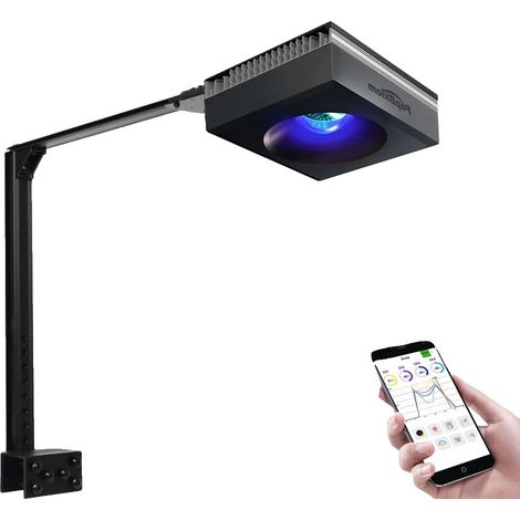 Iluminación para acuarios de arrecife, control inteligente, iluminación de espectro completo, RL90 con kit de brazo. (1/2)