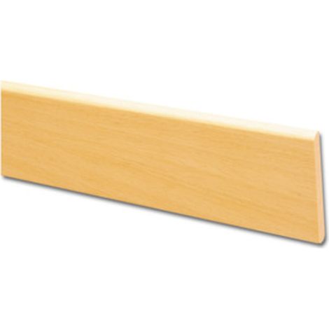 BATTISCOPA 70X7 MM AYOUS LISCIO 245 CM FRASSINO NAT 60311- 10,0 pz