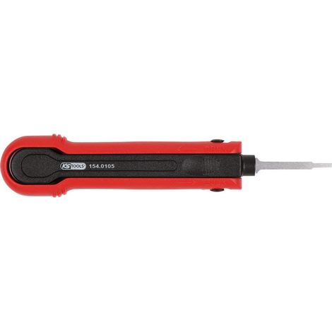 KS Tools 154.0105 Utensile di sblocco per spina piatta/boccole per spine piatte 1.2 mm (AMP Tyco MQS) (1/3)