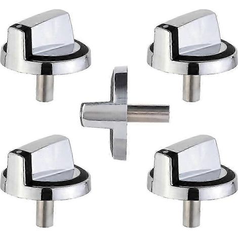 Bouton de commande de cuisinière W10284885 compatible avec les brûleurs de four Whirlpool, pièce de rechange WPW10284885, (paquet de 5)-JXLGV (1/5)