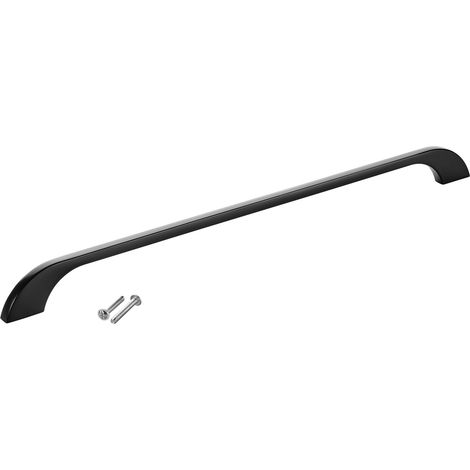 SOTECH Möbelgriff Bügelgriff Blackline XIII schwarz matt Schubladengriff Schrankgriff inkl. Schrauben - Bohrlochabstand (BA) 320 mm, 1 Stück