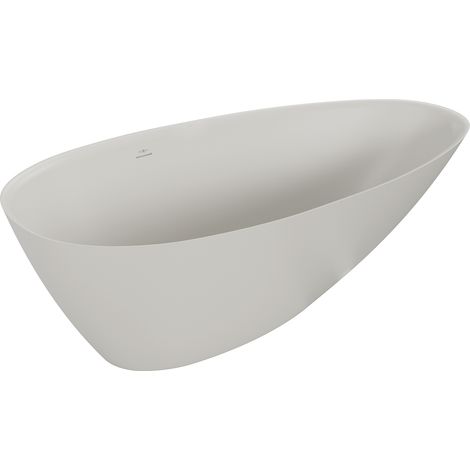 Mexen Milano vasca da bagno freestanding in conglomerato 150 x 82 cm, cemento opaco - 57301508561 (1/5)