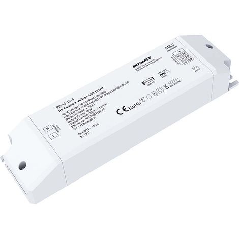 Alimentatore Dimmerabile CV 12V 40W 3 Canali Con Telecomando RF 2.4G Per Striscia Led 12V PB-40-12-3