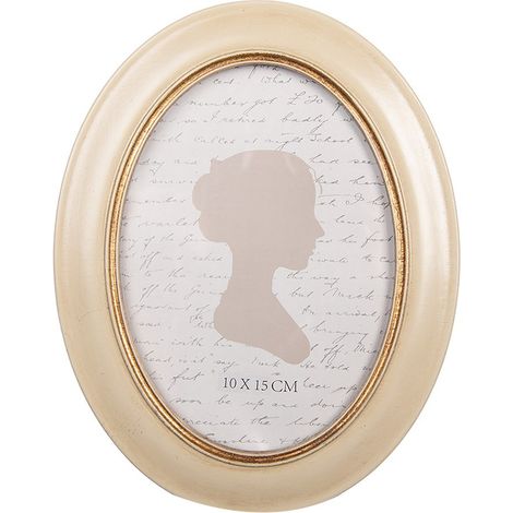 Cadre photo 10x15 cm en plastique beige à poser ou à suspendre pour décoration - PANGIVO (1/2)