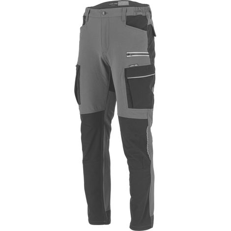 Pantalones elásticos grises y negros, "3XL", CE, lahti (1/5)