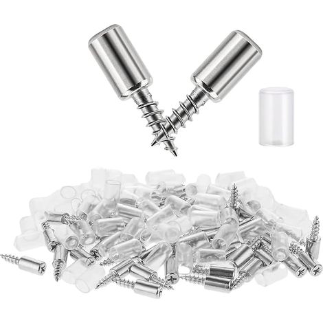 20 Pieces Shelf Brackets with Rubber Protection, Self-Tapping Screws, Cleats for Shelves, Cabinet, Furniture (1/5)